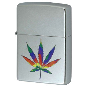 Zippo Wb|[ }t@i Marijuana Leaf Series Rainbow Leaf Z207-112500 v[g 蕨 j  IvVwŖ [։