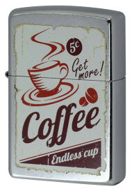 Zippo ジッポー 特殊加工 ＃207 Emboss printing Coffee コーヒー EP-KF zippo ジッポ ライター オプション購入で名入れ可 メール便可