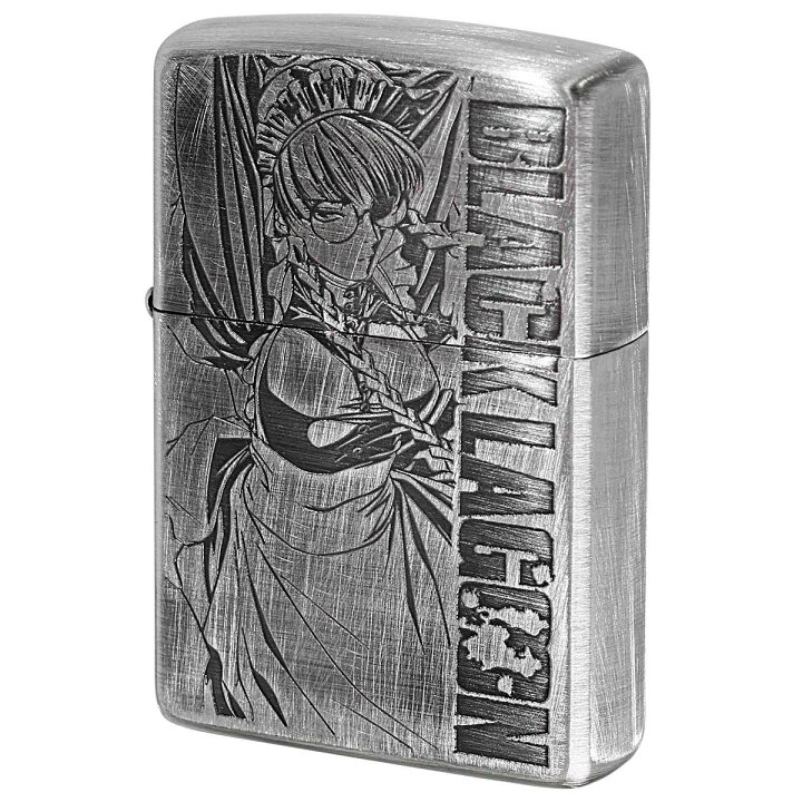 楽天市場 Zippo ジッポー キャラクター ブラックラグーン Black Lagoon ロベルタ Zippo ジッポ ライター オプション購入で名入れ可 フラミンゴ 楽天市場店