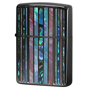 Zippo �W�b�|�[ �V�F�� �L �C�����C �ۛ� �X�g���C�v �u���b�N SHELL STRIPE BK 1201S832 �v���[���g ���蕨 �j�� ���� �V���v�� ���� �I�v�V�����w���Ŗ������