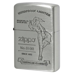 Zippo Wb|[ ECfB K[ AJNVbN Vo[ Windy Girl AMERICAN CLASSIC SV VAԍ 1201S875 v[g 蕨 j  IvVwŖ