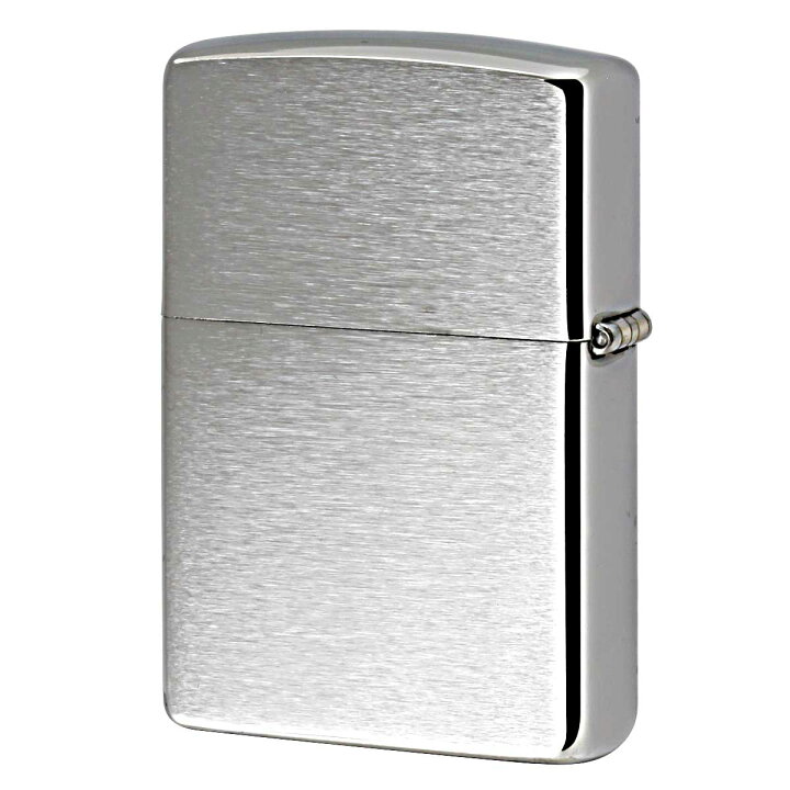 楽天市場】Zippo ジッポー 無地 シルバー つや消し ブラッシュド 