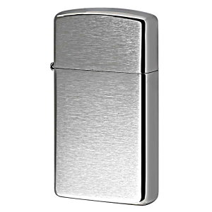 Zippo �W�b�|�[ �X���� ���n ����� �V���o�[ �u���b�V���h�N���[�� SLIM Brushed Chrome No.1600 �v���[���g ���蕨 �j�� ���� �V���v�� ��� �I�v�V�����w���Ŗ������ ���[���։�