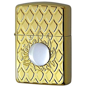 Zippo ジッポー アーマー 龍玉 シェル インレイ 象嵌 チタニュームコーティング ステンレスメタル ryugyoku ゴールドタンク 162TC-龍玉 Shell WH プレゼント 贈り物 男性 かっこいい オプション購入