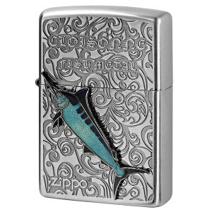 Zippo �W�b�|�[ �J�W�L ���B���e�[�W ���󃁃^�� �C���� Vintage Cloisonne fish metal Salt Water Fish AN-�J�W�L �v���[���g ���蕨 �j�� �ނ� �I�v�V�����w���Ŗ������