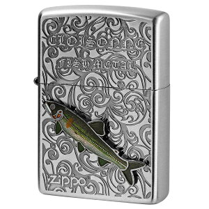 Zippo Wb|[  A Be[W 󃁃^ W Vintage Cloisonne fish metal Fresh Water Fish AN-A v[g 蕨 j ނ IvVwŖ