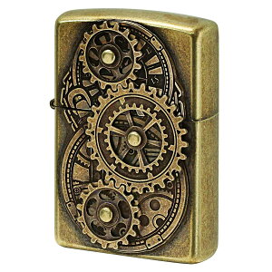 Zippo �W�b�|�[ �M�A ���^�� ���g�� �u���X�o���� GEAR METAL ZG-BB �v���[���g ���蕨 �j�� ���������� �A���e�[�N�� �I�v�V�����w���Ŗ������