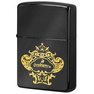 Zippo ジッポー オロビアンコ ロゴデザイン ブラック Orobianco Logo オフィシャルライセンス品 ORZ-003 BK プレゼント 贈り物 男性 かっこいい ブランド オプション購入で名入れ可
