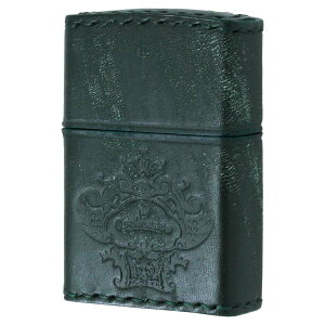 Zippo ジッポー オロビアンコ 本牛革 手縫い ダメージグリーン Orobianco オフィシャルライセンス品 ORZ-001 GR プレゼント 贈り物 男性 かっこいい ブランド オプション購入で名入れ可