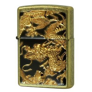 Zippo �W�b�|�[ �� �h���S�� ���̓d���� �u���X�o���� 3D DRAGON Z3D-DR BNG �v���[���g ���蕨 �j�� ���������� �I�v�V�����w���Ŗ������