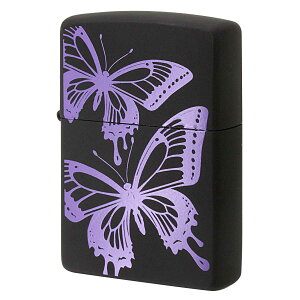 Zippo �W�b�|�[ ���X �o�^�t���C �p�[�v�� Butterfly Series 2BTF-PURPLE �v���[���g ���蕨 ���� ���킢�� �I�v�V�����w���Ŗ������ ���[���։�