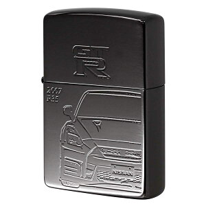 Zippo �W�b�|�[ �X�J�C���C�� GT-R ���Y ������ NISSAN SKYLINE �I�t�B�V�������C�Z���X�i R35-BK �v���[���g ���蕨 �j�� ���������� �I�v�V�����w���Ŗ������