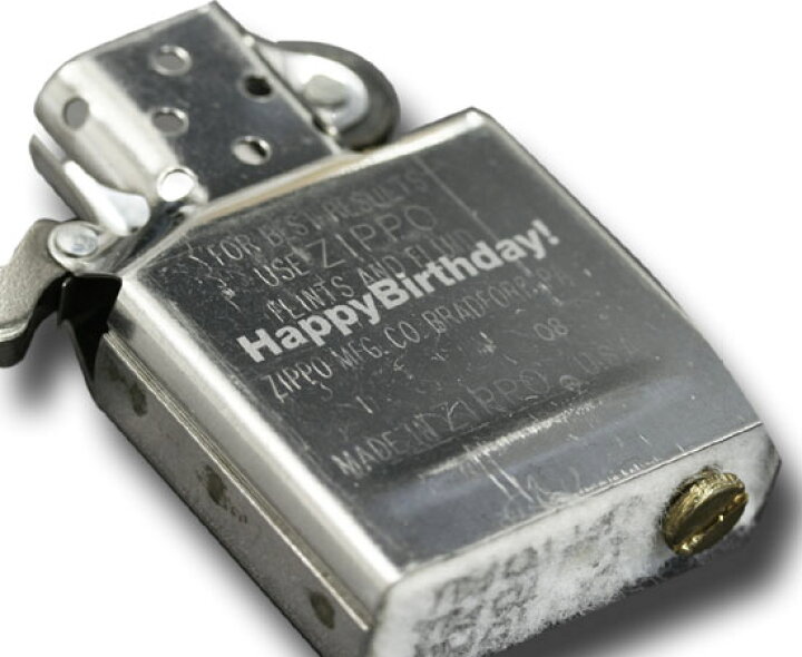 楽天市場】Zippo インナー名入れオプション オイルタンク部分 ゴシック 