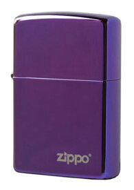 Zippo ジッポー High Polish Purple Abyss アビス ロゴ 24747ZL zippo ジッポ ライター オプション購入で名入れ可 メール便可