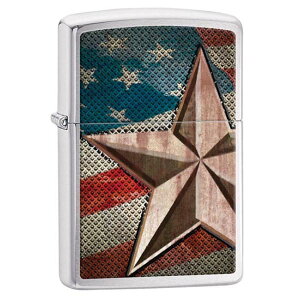 Zippo Wb|[ AJ  X^[ g Retro Star and Flag ubVhN[ 28653 v[g 蕨 j  USAf IvVwŖ [։