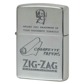 絶版/ヴィンテージ Zippo ジッポー 【中古】 1994年製造ZIG-ZAG Design タバコ用巻紙メーカー ジクザグ デザイン