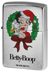 Zippo ジッポー キャラクター Betty Boop ベティ・ブープ Christmas クリスマス 70675 zippo ジッポ ライター オプション購入で名入れ可 メール便可