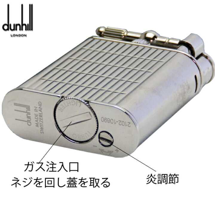 楽天市場】dunhill ダンヒル ユニーク ターボガスライターパラジウム 