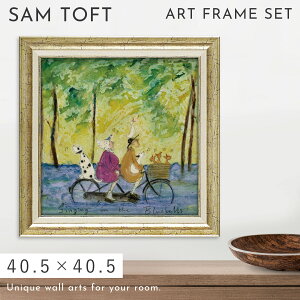 �T���g�t�g �G�� �G �A�[�g 40.5×40.5cm �y�u���[�x���Y�ō����z�T�� �g�t�g Sam Toft �A�[�g�p�l�� �A�[�g�t���[�� �k�� �Ǌ|�� ���_�� ���� �C���e���A �Q�����H ���{�� �C���e���A�p�l�� �E�H