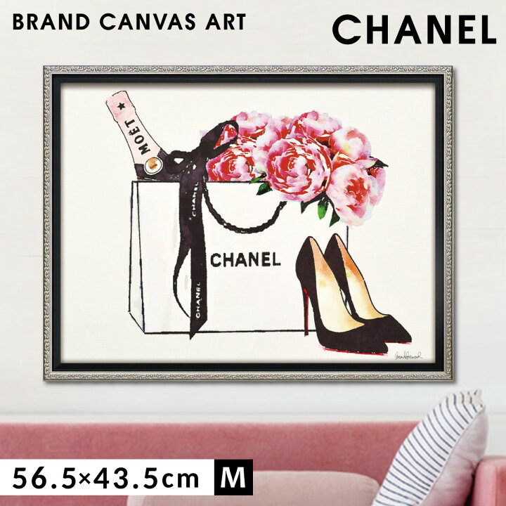 楽天市場】アートパネル ブランド シャネル CHANEL Mサイズ オマージュ 