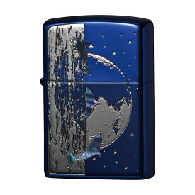 【返品不可】【返品不可】zippo ジッポー ライター ジッポライター ジッポーライター Zippo ブランド 名入れ 彫刻 名前入り オイルライター ブルー 青 シェル加工 貝貼り イルカ いるか 地球 イオンコーティング エッチング シンプル おしゃれ 高級 誕生日プレゼント ...