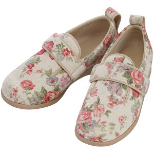 入院用 シューズ ルームシューズ 入院 靴 シニア 高齢者 レディース 花柄 おしゃれ あゆみ 介護 シューズ 病院 ケアシューズ リハビリシューズ 介護靴 介護シューズ 履きやすい ダブルマジッ