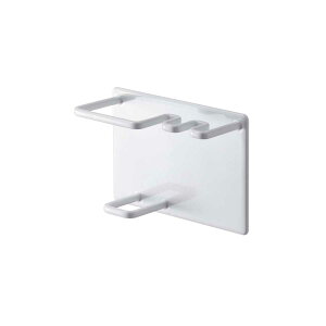 バスルーム 収納 マグネット バスルームラック tower タワー 山崎実業 浮かせる収納 ホワイト ブラック マグネットバスルームチューブ&トゥースブラシホルダー