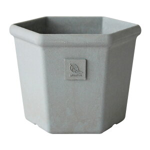 プランター 20cm アンティーク おしゃれ 屋外 プラスチック 植木鉢 gardens エコポット六角型200 アーブル ガーデニング ガーデン 雑貨