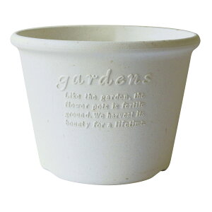 プランター 浅型 丸型 7号 アンティーク おしゃれ 屋外 プラスチック 植木鉢 gardens パピエ エコポット浅型 7号 ガーデニング ガーデン 雑貨