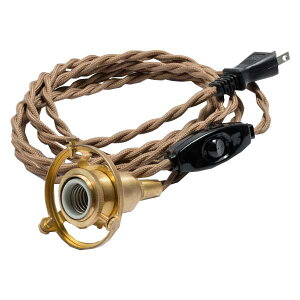 AXCIS アクシス 中間スイッチ付きソケットコードE17プラグタイプ 0052-li-hs2389