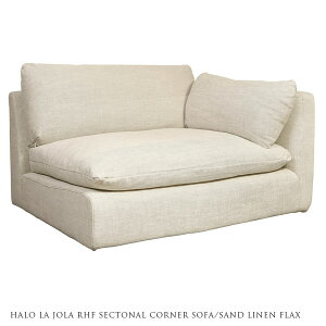 y󒍐YzHALO LA JOLA RHF SECTONAL CORNER SOFA SAND LINEN FLAX R[i[\t@[ Cg lx[WyJݒu-MXz
