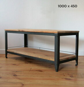 YIWiI[_[Ƌ Rustic iron XeBbNEACA erz[h pCޒI{[h AWX^[t W1000×D450×H400 0220-tv-ri-501-100a