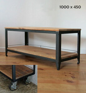YIWiI[_[Ƌ Rustic iron XeBbNEACA erz[h pCޒI{[h LX^[t W1200×D450×H400 0220-tv-ri-501-120c