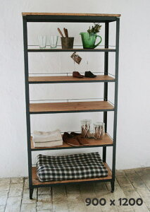 YIWiI[_[Ƌ Rustic iron XeBbNEACA ubNVFt pCޒI{[h AWX^[t W900×D400×H1200 0220-bs-ri-600-90a