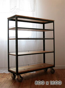 YIWiI[_[Ƌ Rustic iron XeBbNEACA ubNVFt pCޒI{[h LX^[t W800×D400×H1600 0220-bs-ri-601-80c