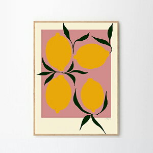 �y���[�݌ɂ���zTHE POSTER CLUB Pink Lemon 30x40 �U�E�|�X�^�[�N���u�@�k���A�[�g�|�X�^�[ �C���X�g �C�O�A�[�g ����|�p ������� ���[���f�R