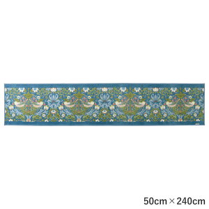 EBAEX D_ William Morris Strawberry Thief CeA}bg O u[O[ 50cm×240cm