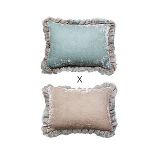 La deco ���E�f�R �V���N�x���x�b�g�X�N�G�A�N�b�V�����J�o�[ 20cm×30cm Sky×Blush�@�y���ޕʔ��z