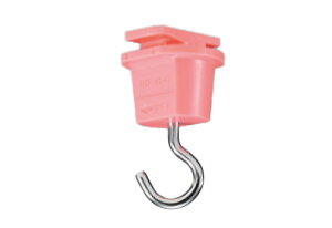 ライティングダクトレール BD-8543PK カラーダクト POP用部材 吊フック ピンク(桃色) UNITY/ユニティ