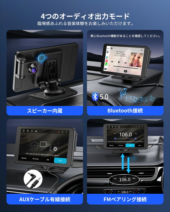 楽天市場】【限定価格で11999円】ディスプレイオーディオ カー 