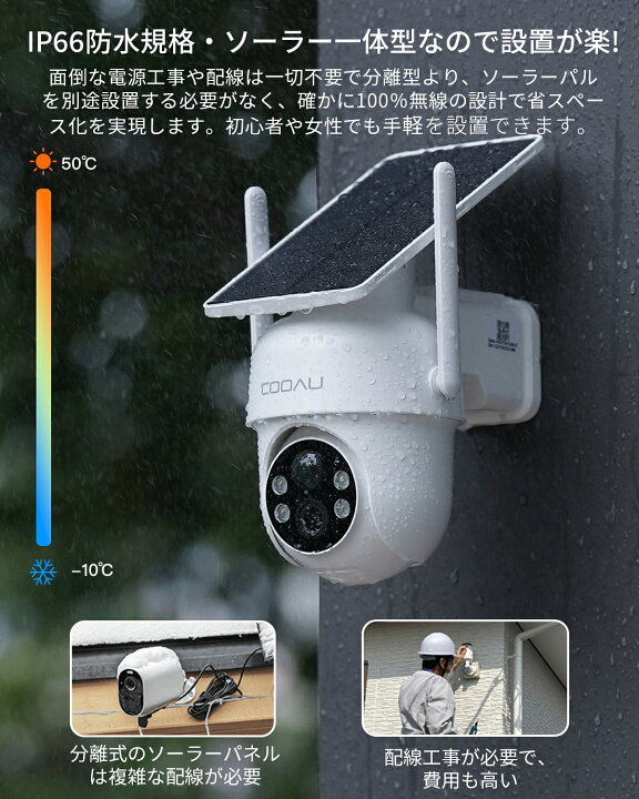 楽天市場】限定価格で8999円+P10倍【500万高画素・ ソーラーパネル一 
