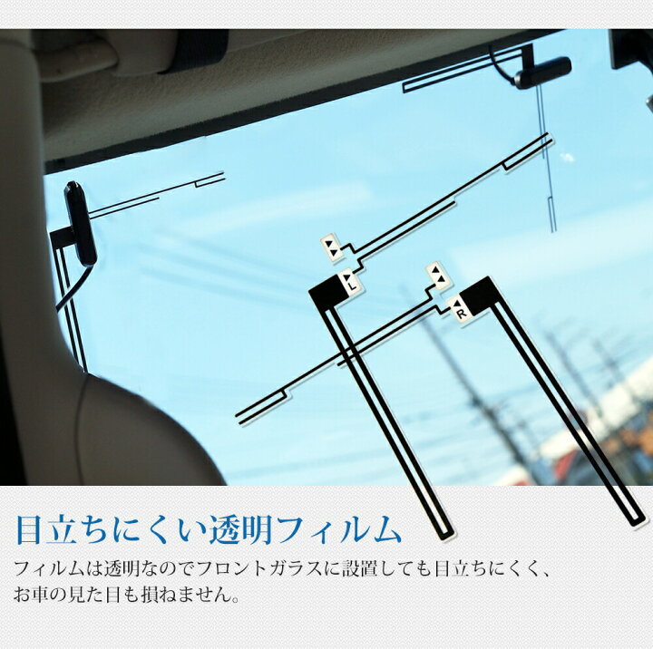 楽天市場】地デジチューナー用 フィルムアンテナ フルセグ ワンセグ 