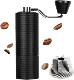 タイムモア TIMEMORE 栗子C3 手挽きコーヒーミル 手動式 コーヒーグラインダー ステンレス臼 粗さ調整可能 清掃しやすい coffee grinder 家庭用 省力性 ダイヤモンド (C3-ブラック)