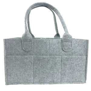 【15%OFFクーポン配布中!】おむつストッカー フェルト ルームバッグ オムツ 収納バッグ ベビー用品 収納ケース 大容量 おしりふき ベビーケア用品 ママケア用品 整理 整頓 バッグ 自立