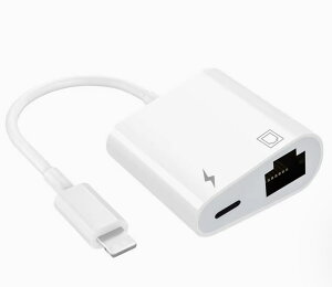 2in1 LLANA_v^[ Lightning Type-CΉ 2^CvI RJ45|[g iPhone Android ^ubg m[gPC ʐM