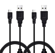 マイクロ usb ケーブル Micro USB ケーブル 1.8M 2本セット 充電ケーブル 高速データ転送 ps4コントロー…