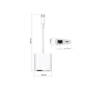 2in1 LLANA_v^[ Lightning Type-CΉ 2^CvI RJ45|[g iPhone Android ^ubg m[gPC ʐM