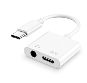 USB-C to 3.5mm 2in1 �ϊ��A�_�v�^30W�}���[�d�@���y�Đ��@�����Ή� �ʘb ���ʒ��� 16bit/48kHz Hi-Fi DAC���� �}�C�N �����R���Ή� iPhone 15 16 17�V���[�Y iPad Pro Android Windows�Ή� Type C���ڋ@��Ή�