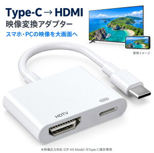 USB Type-C HDMI �ϊ��A�_�v�^�[ iPhone15 iPhone16 iPhone17 iPhone18 Pro Max �Ή� iPad Android �X�}�z �e���r �ڑ� �~���[�����O �e���r�ɉf�� 4K 30Hz �ő�60W�[�d USB-C �^�C�vC �ϊ��A�_�v�^ ���j�^�[ �v���W�F�N