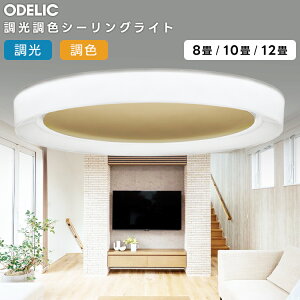 ODELIC �I�[�f���b�N LED�������F�V�[�����O���C�g�`8��(�����R���ʔ��j OL291609BR